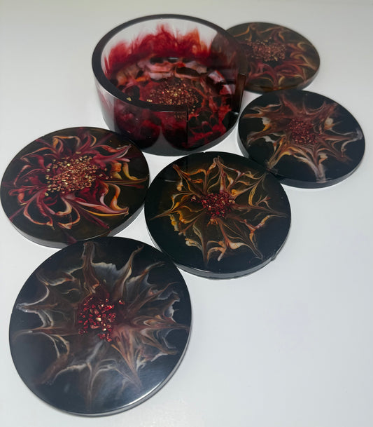 RESIN COASTER SET