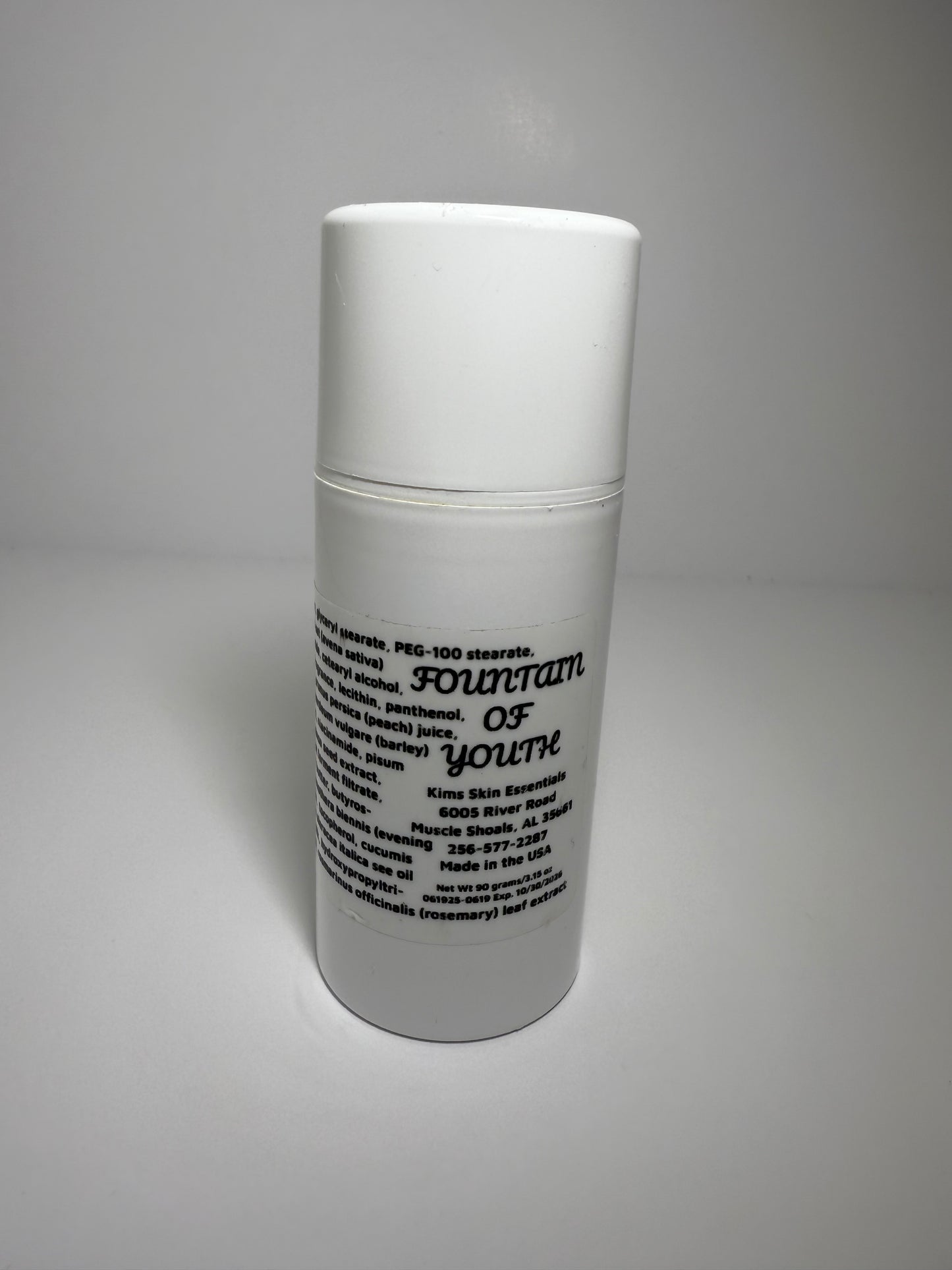 FOUNTAIN of YOUTH Net Wt 90 grams/3.15 oz