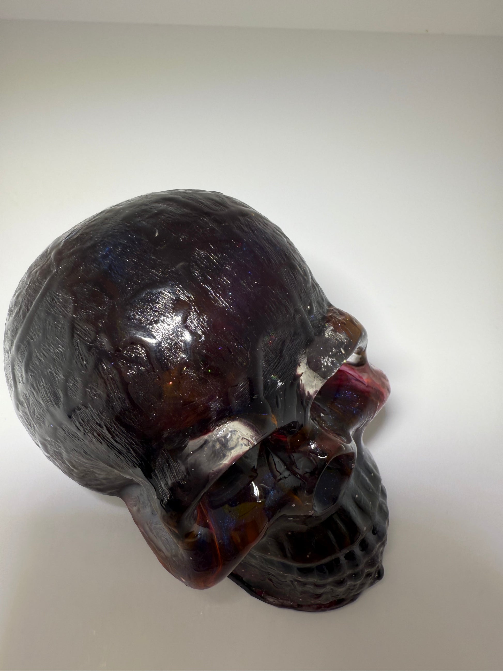 Purple looks like blood running down